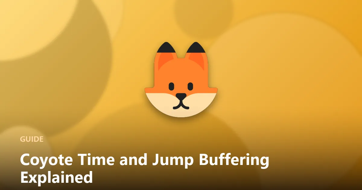 Diagram of coyote time and jump buffering windows