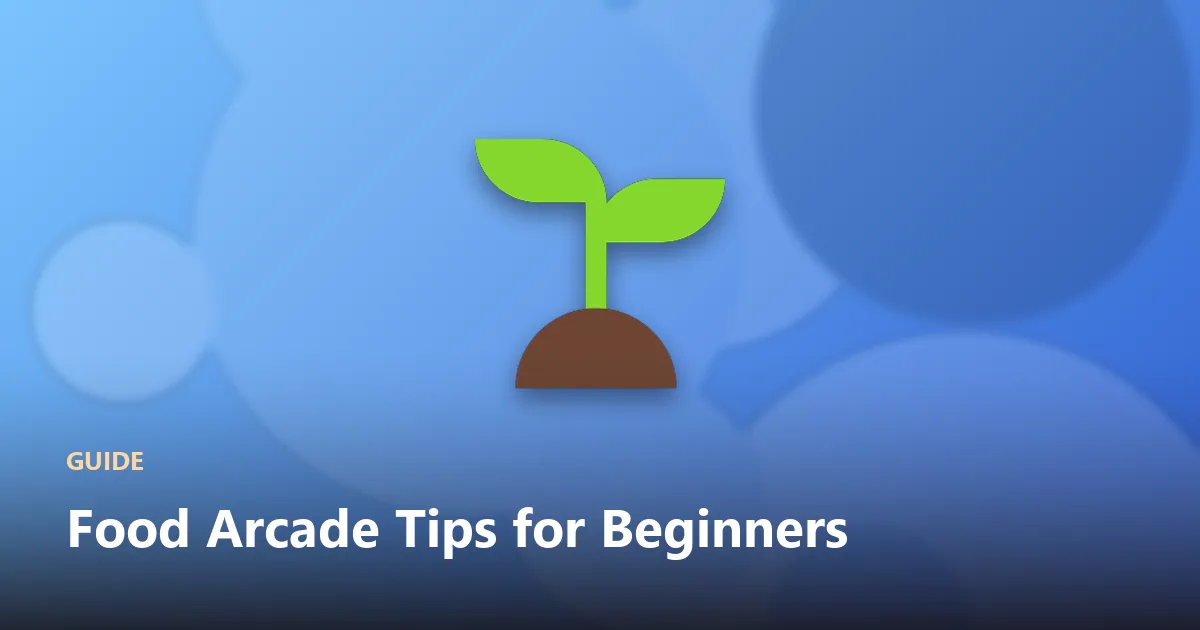 Illustration of a beginner-friendly arcade game screen