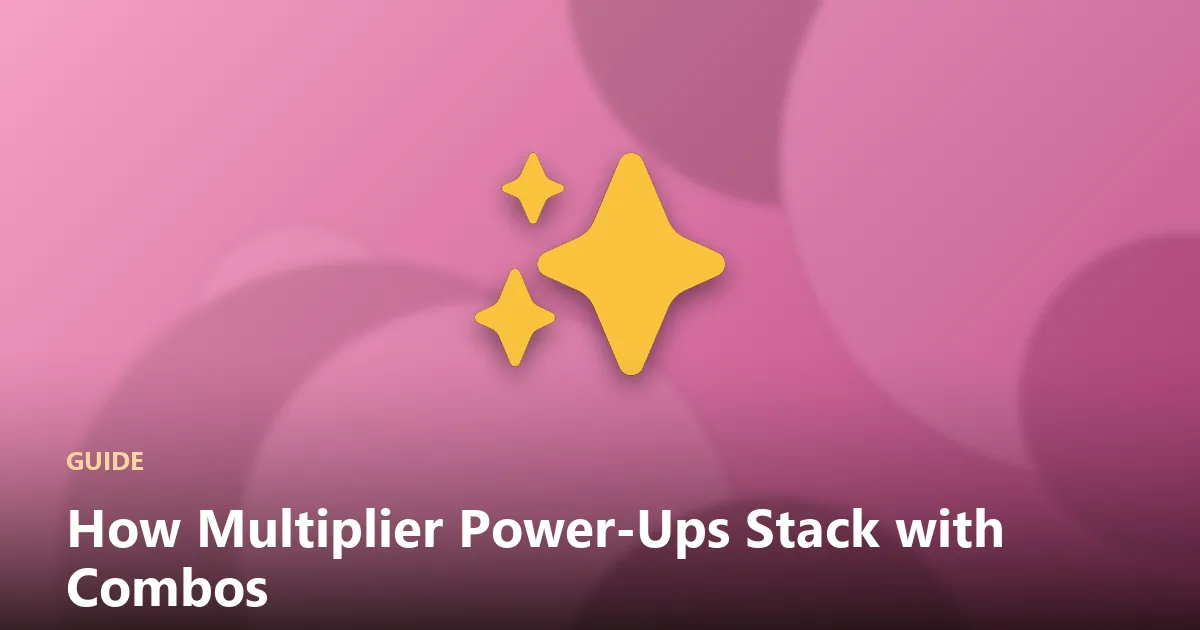 Illustration of stacked multiplier values